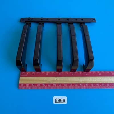 YAMAHA PSR-240 PSR-270 PSR-500 Keyboard Part: Black Keys 5-Key Set image 8