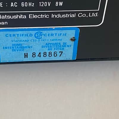 Technics SH-9010 Vintage EQ EQUALIZER image 7