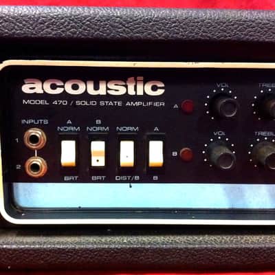 Acoustic 470 Mid 70's Bass Amp image 1