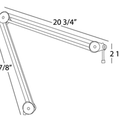 Heil PL2T Desktop Mic Boom Arm - Similar to RODE PSA1 image 2
