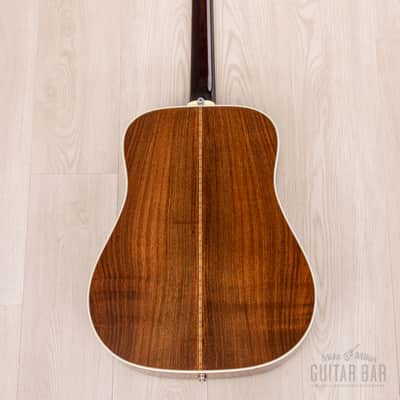 1982 Guild D-50 Bluegrass Special Vintage Dreadnought Acoustic Guitar w/ Sunrise Pickup, Case & Tag, Westerly image 3