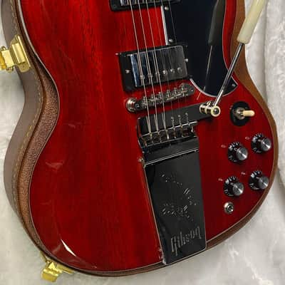 NEW! Gibson SG Standard '61 Maestro Vibrola Vintage Cherry - 6.95 lbs - Authorized Dealer! G07337 image 6