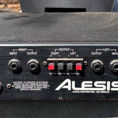 Alesis RA100 Reference Amplifier 1990s - Black image 2