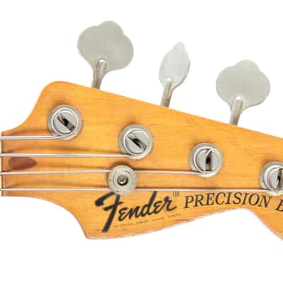 1974 Fender Precision Bass, mocha brown ultra lightweight image 5