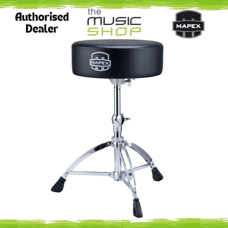 Mapex 600 Series Thick Round Cushioned Top Drum Throne, Adjustable Stool - T670 image 1