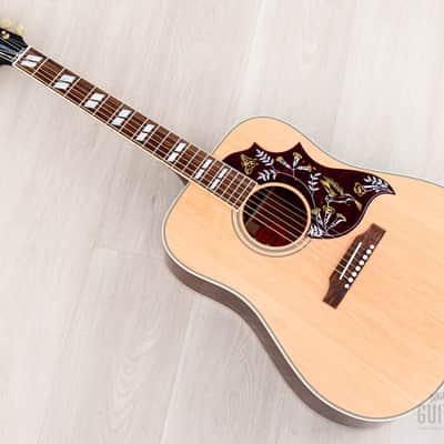 2023 Gibson Hummingbird Original Dreadnought Acoustic Guitar Antique Natural, Mint w/ Case, Tags image 13