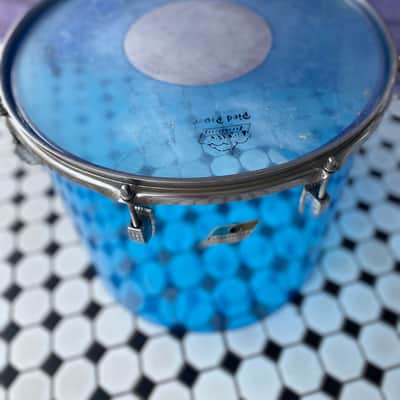 Ludwig 16x13" Blue Vistalite Tom. 1970s - Acrylic image 4