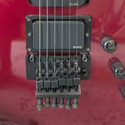 Charvel Model 4 – Late 1980s – Cherry Metallic – KH20 EMG Pickups – Excellent Player image 4