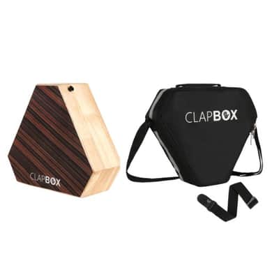 Clapbox Travel Cajon Zebrawood With Carry Bag image 3