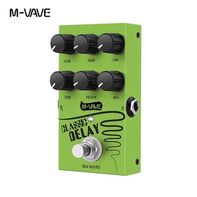 M-VAVE Analog Delay Guitar Pedal – 600ms Delay, 2-Band EQ, True Bypass, Dual Power Supply (DC/USB-C) image 2