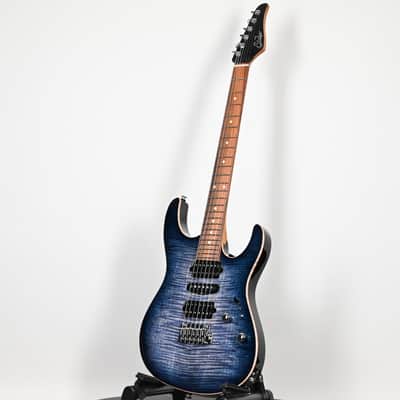 Suhr Modern Plus Electric Guitar- Faded Trans Whale Blue Burst 2026 (93560) image 10