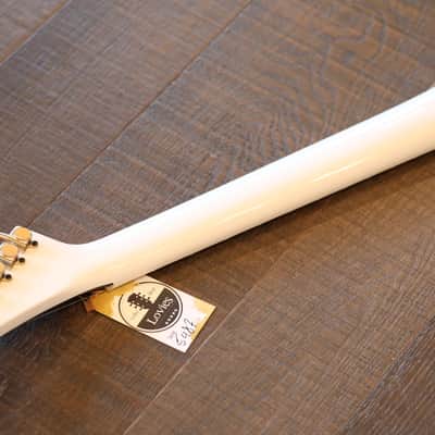2009 Jackson Custom Shop LTD Randy Rhoads Concorde Tribute White w/ Black Pinstripes Relic +COA OHSC image 17