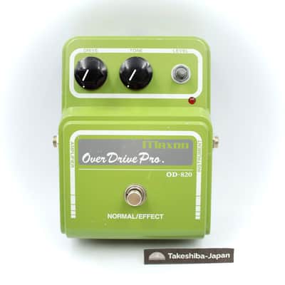 Maxon OD-820 Overdrive Pro Made in Japan Guitar Effect Pedal 12YV0010 image 1