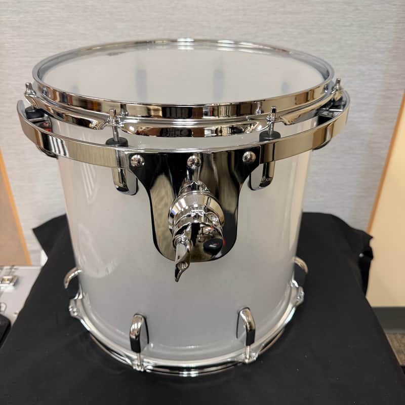 Frost White Seamless Acrylic 14"x14" - Rack Tom Drum - JB-FWA14-14RT image 1