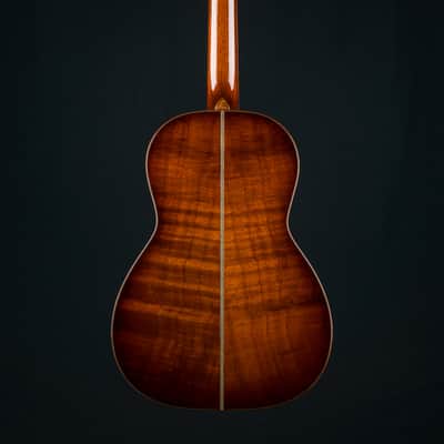 Santa Cruz 00 All Figured Koa Sunburst Custom Used (2023) image 3