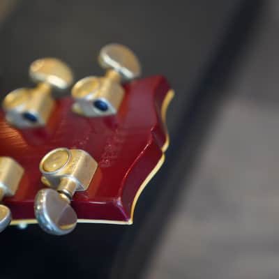 Lefty! 1985 Gibson Les Paul Custom Solid Electric Guitar Vintage Cherry Sunburst + Hard Case image 14