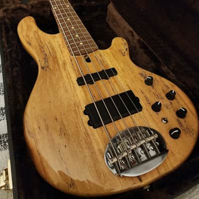 Lakland 55-02 Deluxe 5 String Late 2010s - Natural Spalted Maple image 1