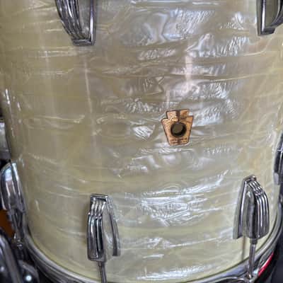 Ludwig 14x14 WMP Keystone Badge 60’s Floor Tom Drum image 2