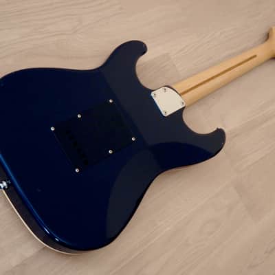 2017 Fender Aerodyne Stratocaster HSS Medium Scale 24 3/4" Gunmetal Blue Japan MIJ image 14