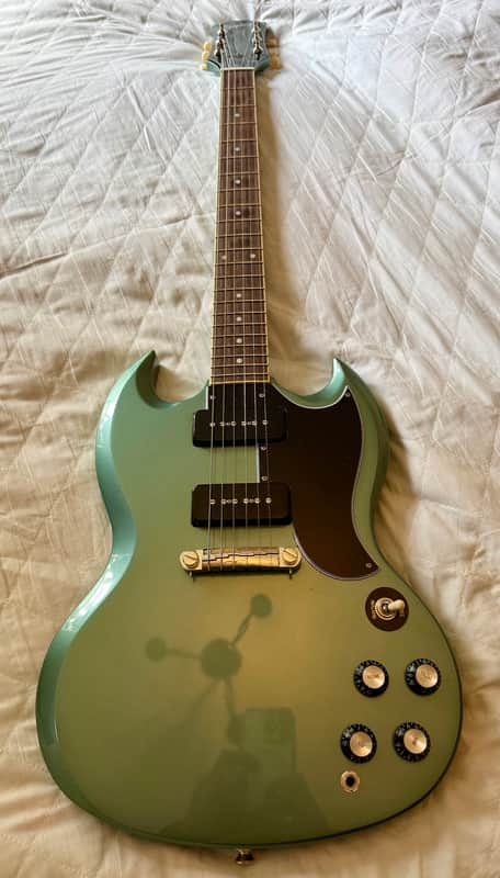 Epiphone SG Special P90 with Laurel Fretboard 2020 - 2025 - Faded Pelham Blue image 1
