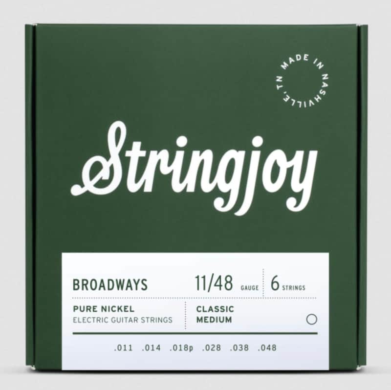 Stringjoy Broadways SJ-BR1148 Classic Medium Nickel Electric Strings (11-48) image 1