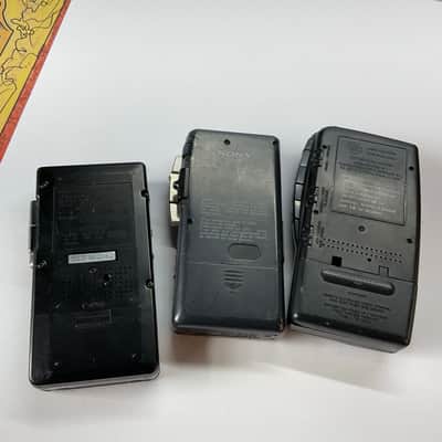 Lot of 3 Microcassette Recorder Lot - Sony M-717V, Panasonic RN-112, GE No. 3-5379B Vintage Tape Cassette FOR PARTS or REPAIR image 3