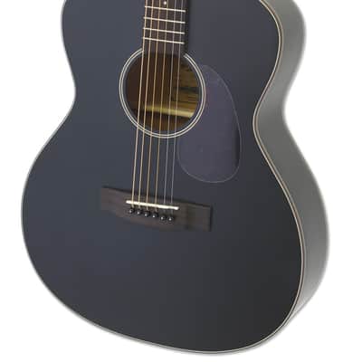 Aria 101 Matte Black OM Orchestra Model, New image 2