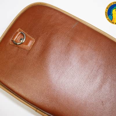 Levy's Premium Leather Bass Gigbag - Caramel Brown **Amazing Quality** image 12