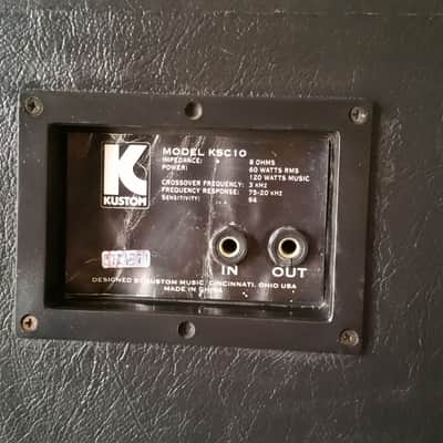 Kustom KSC 10 PA Speaker / Black image 4