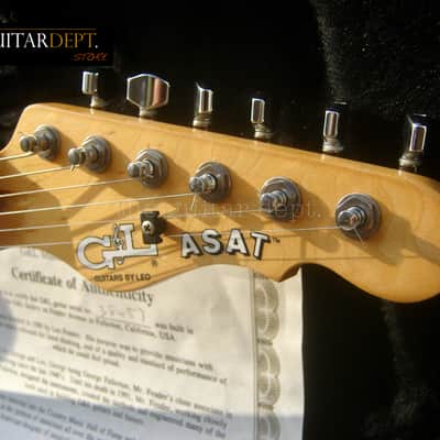 ♚MINT♚ 2006 G&L Leo Fender American ASAT Special TELECASTER USA ♚ FULLERTON RED ♚ Mother Pearl image 24