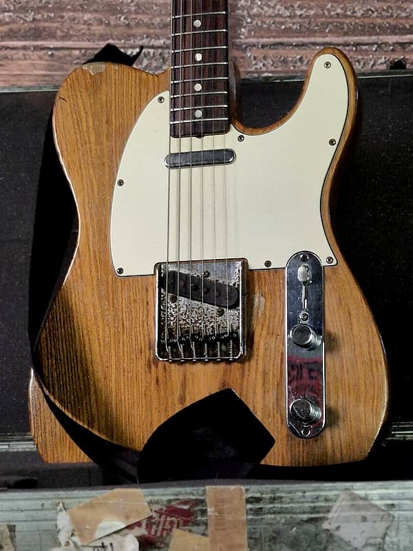 Fender Telecaster 1972 - Mick Thomas, Weddings Parties Anything - Dark Natural / Honey Blonde
