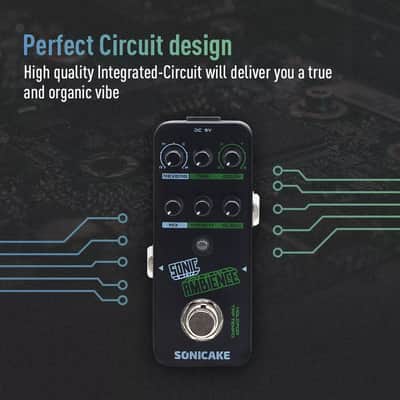 SONICAKE Sonic Ambience Multi Mode Tap Tempo Delay and Reverb Guitar Bass Effect image 3