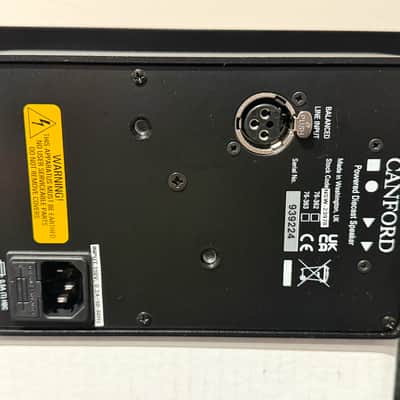 Canford Audio - Rackmount Powered Diecast Loudspeaker (Compare to Fostex) 3U Rack Speaker Monitor image 7