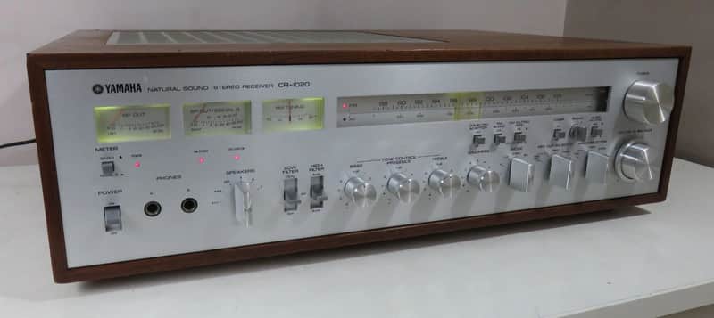 YAMAHA CR-1020 STEREO RECEIVER FULLY SERVICED RECAPPED + LED'S image 1