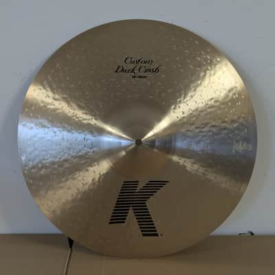 Zildjian 18" K Custom Dark Crash Cymbal 1995 - Present - Traditional image 1