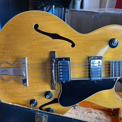 1968 Gibson ES-175DN Natural Blonde All Original Metheny Jazz Box image 6
