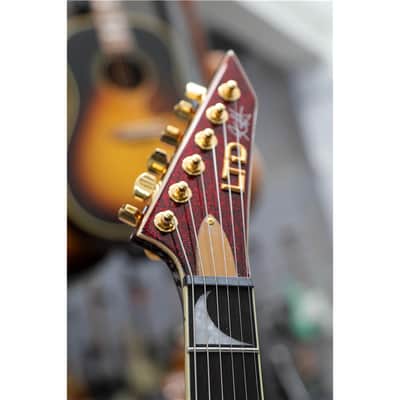 ESP LTD KH-V Red Sparkle Kirk Hammett Signature image 15