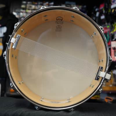 Ludwig USA Classic Maple LS-401-XXPO 100th Anniversary 1964 Jazz Festival Reissue 5x14 Snare Drum - Pre-Aged Pink Oyster Pearl image 9