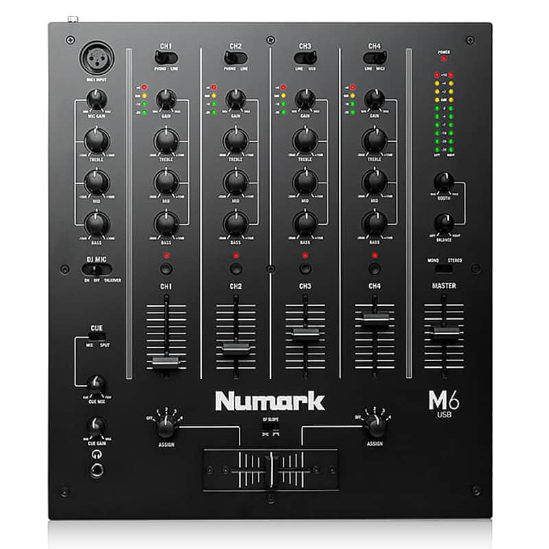 Numark M6 USB DJ Mixer image 1