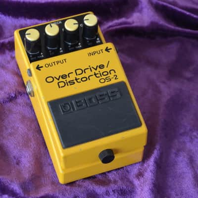 BOSS OS-2 OverDrive/Distortion silver label * very versatile for vintage/classic/modern guitar sounds*perfect for Rock/Punk/Garage/Grunge/Beat...you find your tone with this yellow thing image 2