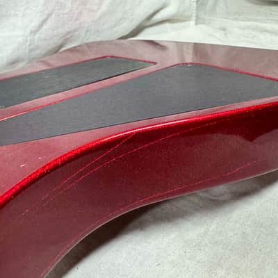 Hamer USA Centaura HSS Guitar with Reverse Headstock + Case - Metallic Candy Apple Red image 23