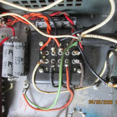 Bogen J130 Guitar Head, Series A94, 1955-58, Converted To Bassman image 12