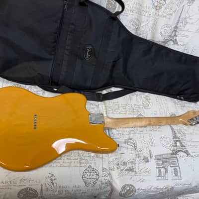 2021 Squier Paranormal Offset Telecaster Butterscotch Blonde NEVER OWNED Excellent Plus Condition Factory Plastic Fender Gigbag image 8