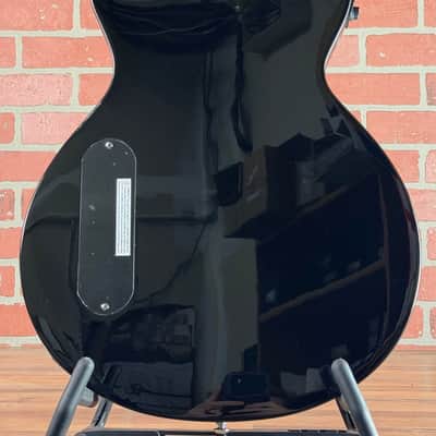 ESP LTD TL-6 Thinline Acoustic-Electric Guitar - Black image 14