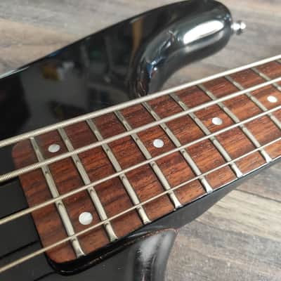 1989 Rockoon (by Kawai/Schaller) KRB-69A Active PJ Bass (Black