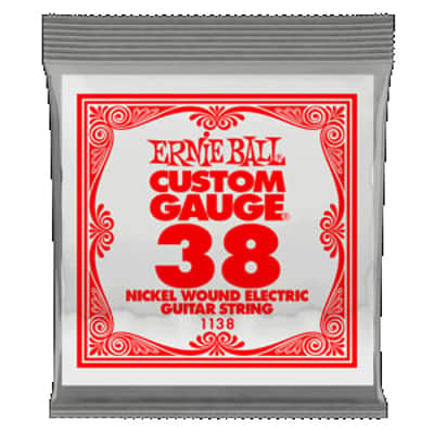 Ernie Ball .038 Nickel Wound - Electric 6 Pack image 1