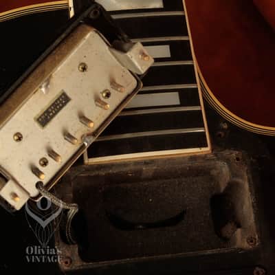 1957 Gibson Les Paul Custom w/3 original PAF pickups + Fretless Wonder HANG TAG! image 23