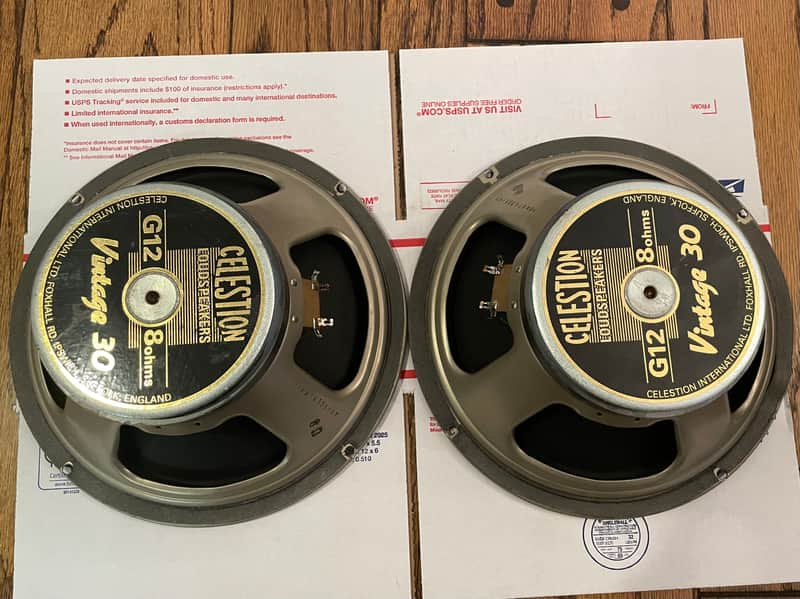 ‘90s Celestion Vintage 30 Speaker Pair T4335