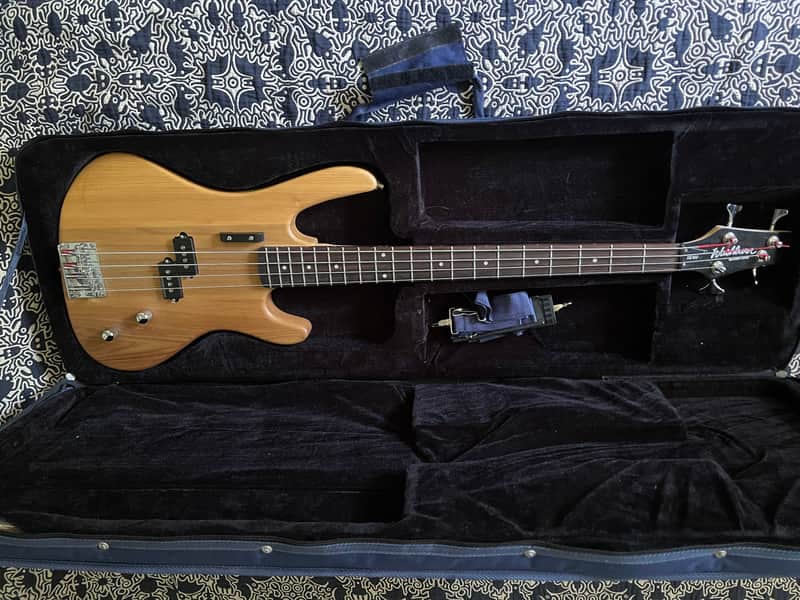 Washburn Bantam XB100 Natural w/ Case & Seymour Duncan Basslines image 1