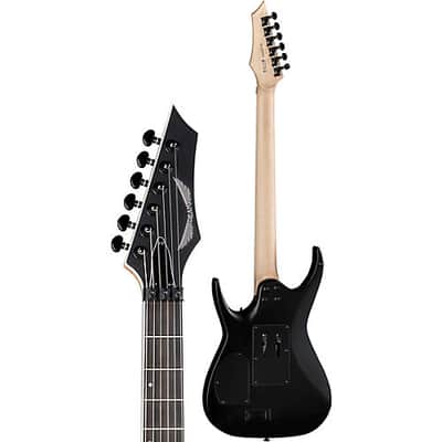 Dean Exile Select Floyd Fluence Guitar, Ebony Fretboard, Black Satin, EXILE F FL BKS image 13